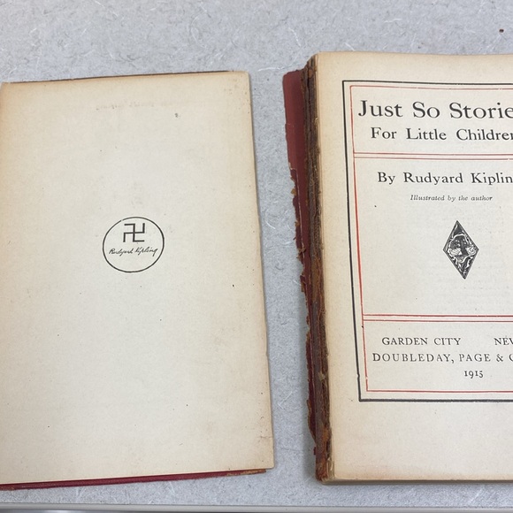 1915 copy of Just Stories By Rudyard Kipling. - Picture 3 of 6